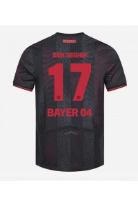 Bayer Leverkusen Eliesse Ben Seghir #17 Jalkapallovaatteet Kotipaita 2025-26 Lyhythihainen